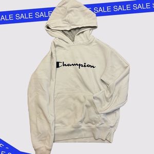 White Champion hoodie